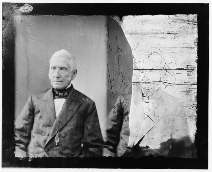 Framed Print : S. A. Bridges of Pennsylvania, between 1865 and 1880. Creator: Unknown Framed Print : S. A. Bridges of Pennsylvania, between 1865 and 1880. Creator: Unknown
