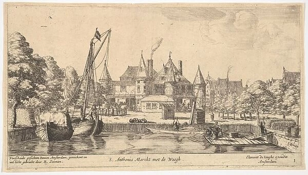 S. Anthonis Marckt met de Waegh, 17th century. Creator: Reinier Zeeman
