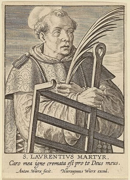 S. Laurentius Martyr. Creator: Antonius Wierix