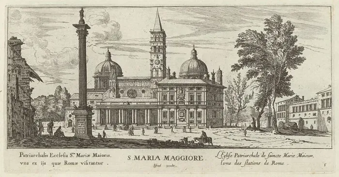 Framed Print : S. Maria Maggiore, 1640-1660. Creator: Israel Silvestre Framed Print : S. Maria Maggiore, 1640-1660. Creator: Israel Silvestre