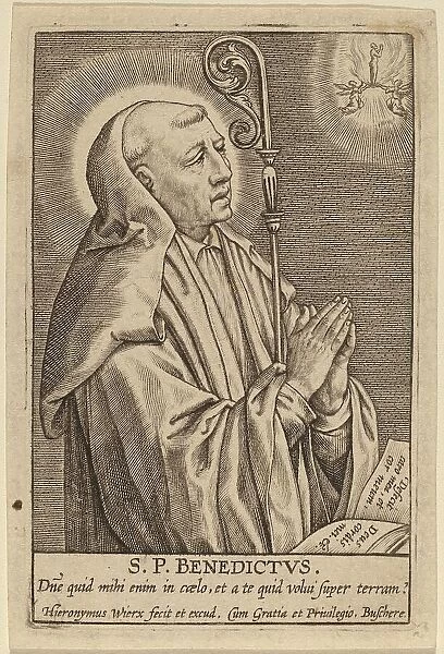 S. P. Benedictus. Creator: Hieronymous Wierix