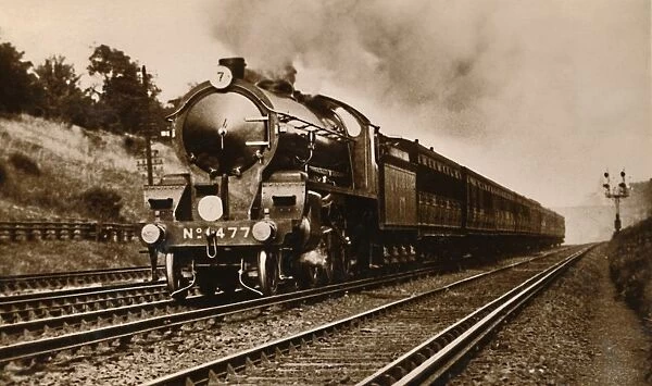 The S. R. West of England Express Passing Earlsfield, early 20th century. Creator: Unknown