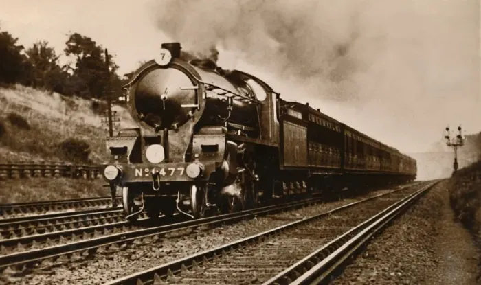 Framed Print : The S. R. West of England Express Passing Earlsfield, early 20th century. Creator: Unknown Framed Print : The S. R. West of England Express Passing Earlsfield, early 20th century. Creator: Unknown