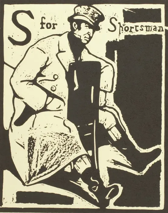 Framed Print : S is for Sportsman, about 1898. Creator: William Nicholson Framed Print : S is for Sportsman, about 1898. Creator: William Nicholson
