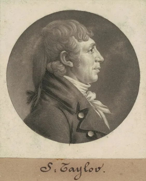 Framed Print : S. Taylor, 1805. Creator: Charles Balthazar Julien Fevret de Saint-Memin Framed Print : S. Taylor, 1805. Creator: Charles Balthazar Julien Fevret de Saint-Memin