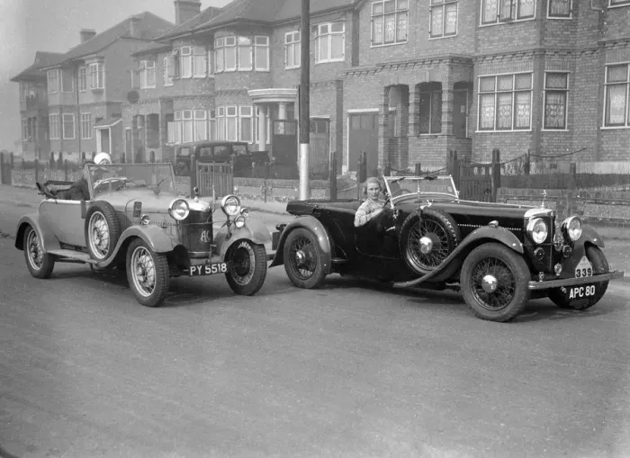 Framed Print : SA Roebucks AC Open 2-seat tourer and Kitty Brunells winning AC 4-seater tourer Framed Print : SA Roebucks AC Open 2-seat tourer and Kitty Brunells winning AC 4-seater tourer