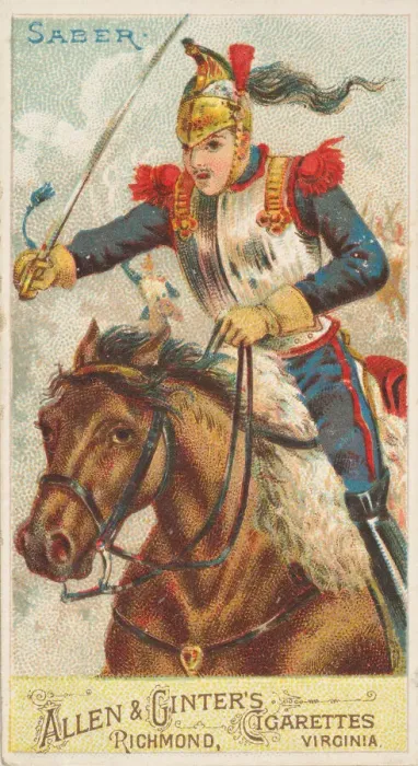 Framed Print : Saber, from the Arms of All Nations series (N3) for Allen & Ginter Cigarettes Brands Framed Print : Saber, from the Arms of All Nations series (N3) for Allen & Ginter Cigarettes Brands