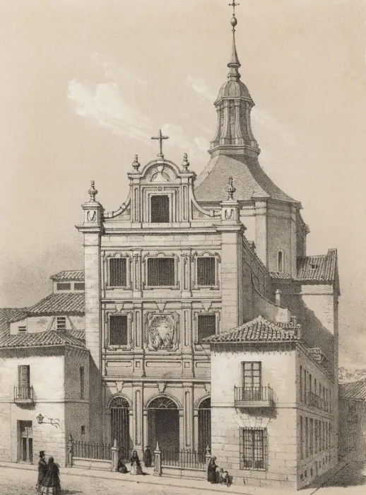Framed Print : Sacramento Monastery, Madrid, engraving 1870 Framed Print : Sacramento Monastery, Madrid, engraving 1870