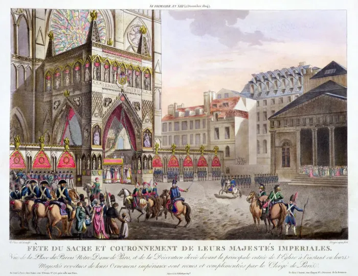 Framed Print : Sacred Festival and Coronation of their Imperial Majesties, Paris, 1804 (1806) Framed Print : Sacred Festival and Coronation of their Imperial Majesties, Paris, 1804 (1806)