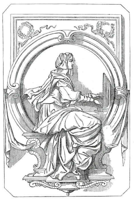 Framed Print : Sacred Music, 1845. Creator: Unknown Framed Print : Sacred Music, 1845. Creator: Unknown