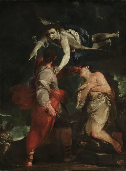 Framed Print : The Sacrifice of Abraham, The 1690s. Creator: Giuseppe Maria Crespi Framed Print : The Sacrifice of Abraham, The 1690s. Creator: Giuseppe Maria Crespi