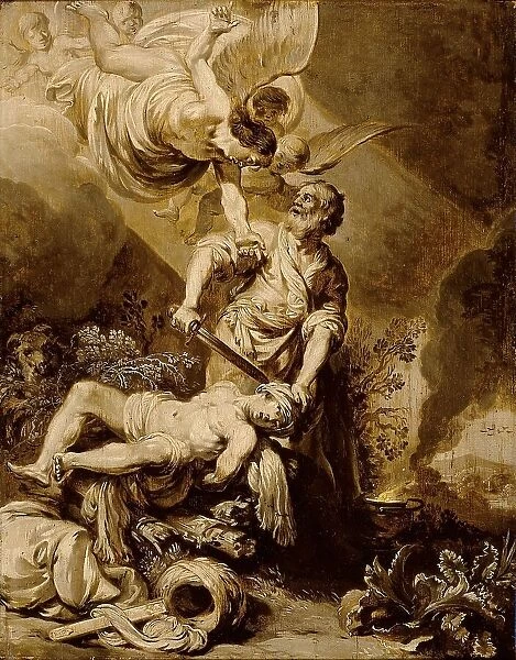 The Sacrifice of Abraham, c.1612. Creator: Pieter Lastman