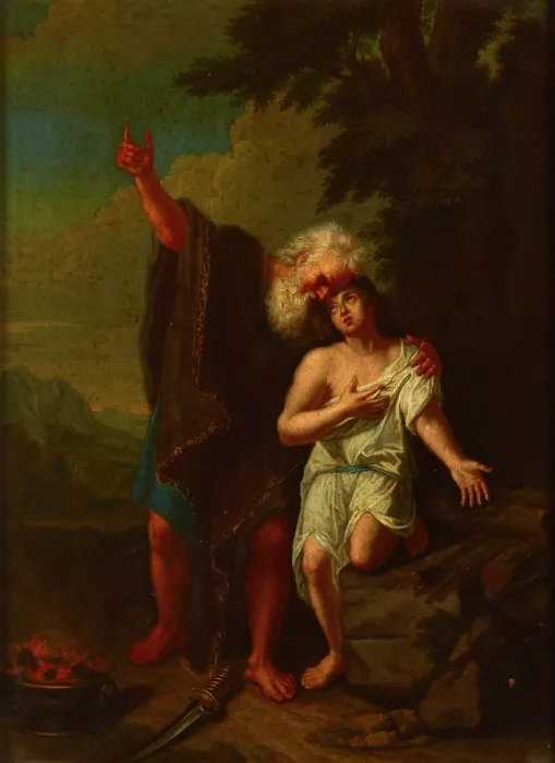 Framed Print : The Sacrifice of Abraham, c1700. Creator: Unknown Framed Print : The Sacrifice of Abraham, c1700. Creator: Unknown