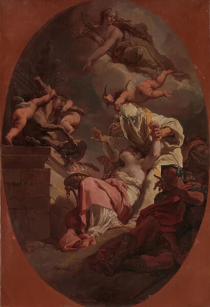 The Sacrifice of Iphigenia, 1789. Creator: Gaetano Gandolfi