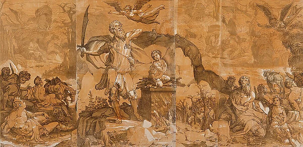 The Sacrifice of Isaac, 1586. Creator: Andrea Andreani
