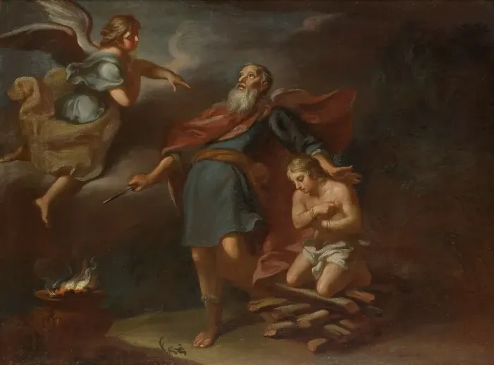 Framed Print : The Sacrifice of Isaac, 1734. Creator: Georg Engelhard Schroder Framed Print : The Sacrifice of Isaac, 1734. Creator: Georg Engelhard Schroder