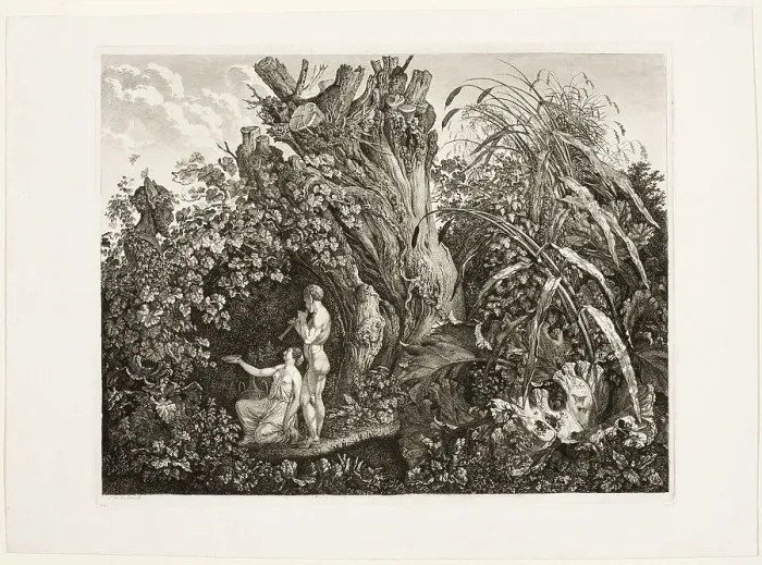 Framed Print : The Sacrifice of Pan, 1808 / 15. Creator: Carl Wilhelm Kolbe the elder Framed Print : The Sacrifice of Pan, 1808 / 15. Creator: Carl Wilhelm Kolbe the elder