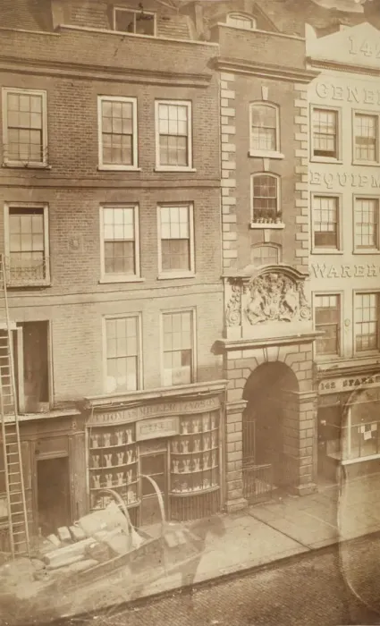 Framed Print : Saddlers Hall, Cheapside, City of London, 1860 Framed Print : Saddlers Hall, Cheapside, City of London, 1860