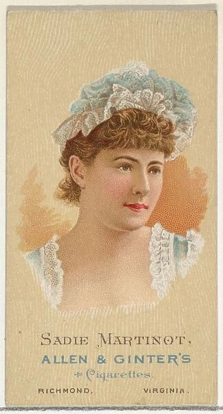 Sadie Martinot, from Worlds Beauties, Series 2 (N27) for Allen & Ginter Cigarettes