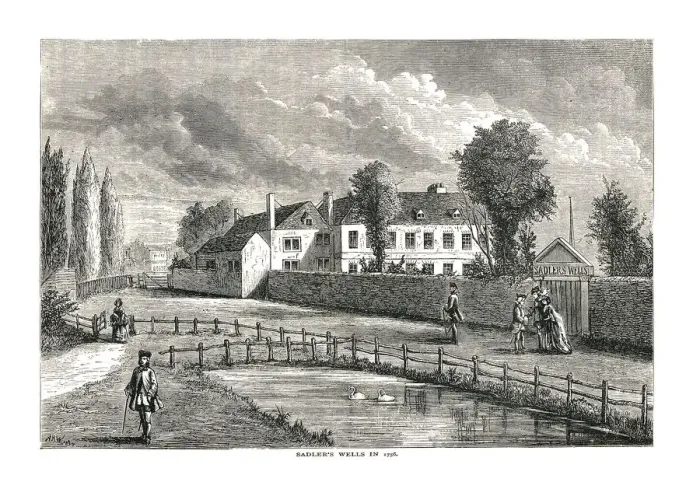 Framed Print : Sadlers Wells, 1756 Framed Print : Sadlers Wells, 1756