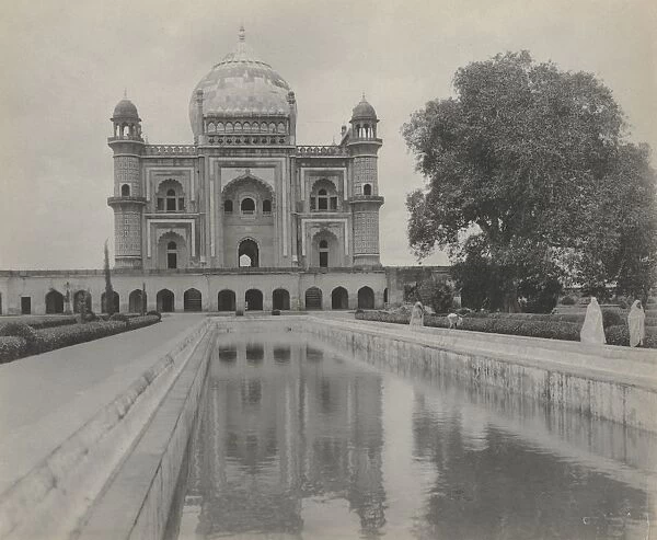 Saftar Jung Tomb, Delhi, c. 1890s. Creator: A. W. A. Plate Studio (Ceylonese), studio of