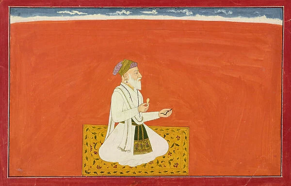 The sage-physician Dhanvantari, folio from the 'Sixth'Bhagavata Purana series