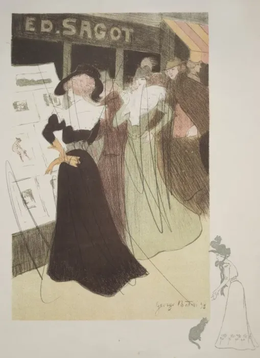 Framed Print : Sagots Gallery, 1898. Creator: Georges Alfred Bottini (French, 1874-1907); Edmond D Framed Print : Sagots Gallery, 1898. Creator: Georges Alfred Bottini (French, 1874-1907); Edmond D