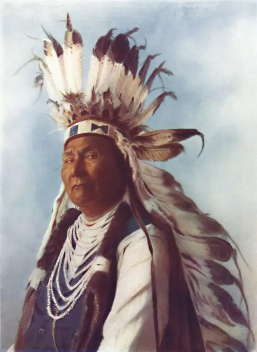 Framed Print : A Sahaptin chief, 1912. Artist: Robert Wilson Shufeldt Framed Print : A Sahaptin chief, 1912. Artist: Robert Wilson Shufeldt