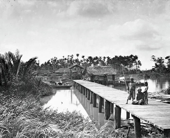 Framed Print : Saigon, Cochin China [Vietnam], 1867. Creator: John Thomson
