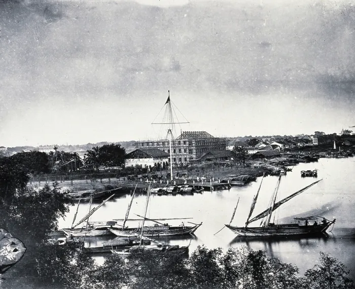 Framed Print : Saigon, Cochin China [Vietnam], 1867, (1981). Creator: Unknown