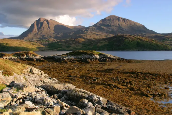 Framed Print : Sail Gharbh and Sail Gorm, Quinag, Highland, Scotland Framed Print : Sail Gharbh and Sail Gorm, Quinag, Highland, Scotland