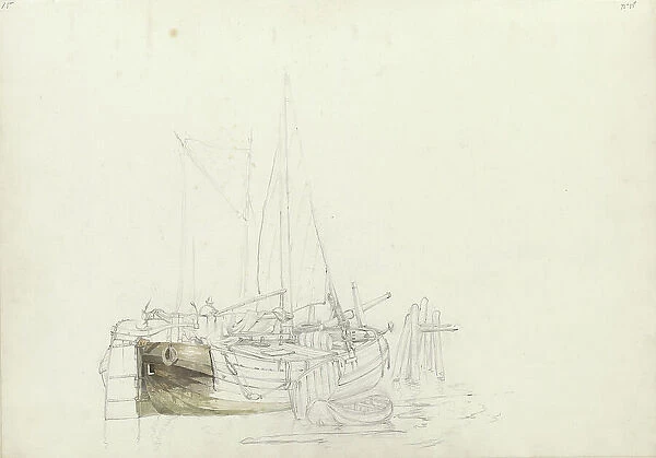Sailing boat, 1797-1838. Creator: Johannes Christiaan Schotel