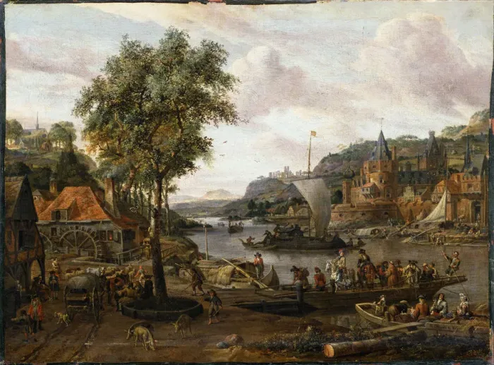 Framed Print : Sailing Boats, 17th or early 18th century. Artist: Abraham Storck Framed Print : Sailing Boats, 17th or early 18th century. Artist: Abraham Storck