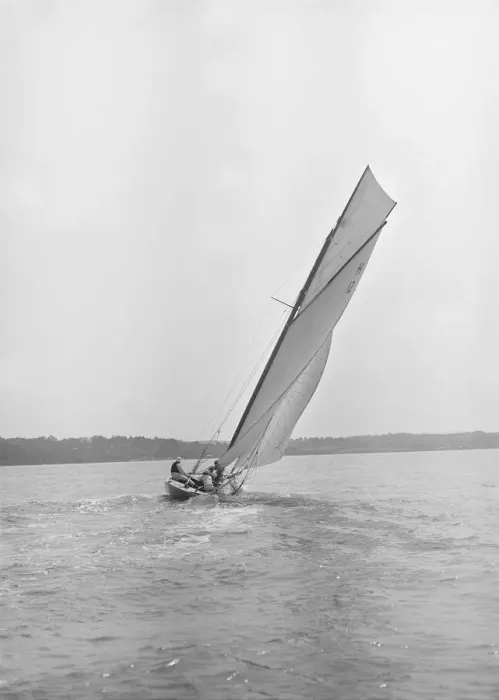 Framed Print : The sailing yacht The Truant, July 1912. Creator: Kirk & Sons of Cowes Framed Print : The sailing yacht The Truant, July 1912. Creator: Kirk & Sons of Cowes
