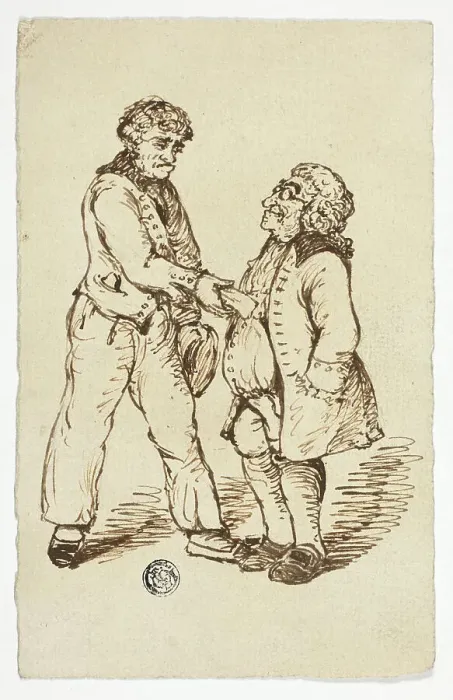 Framed Print : Sailor and Gentleman, n.d. Creator: Philip William May Framed Print : Sailor and Gentleman, n.d. Creator: Philip William May