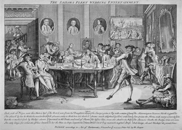 Framed Print : The Sailors Fleet Wedding Entertainment, 1747 Framed Print : The Sailors Fleet Wedding Entertainment, 1747