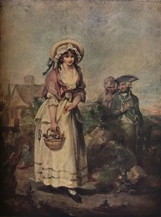 Framed Print : The Sailors Lass, c18th century. Artist: Francis Wheatley Framed Print : The Sailors Lass, c18th century. Artist: Francis Wheatley