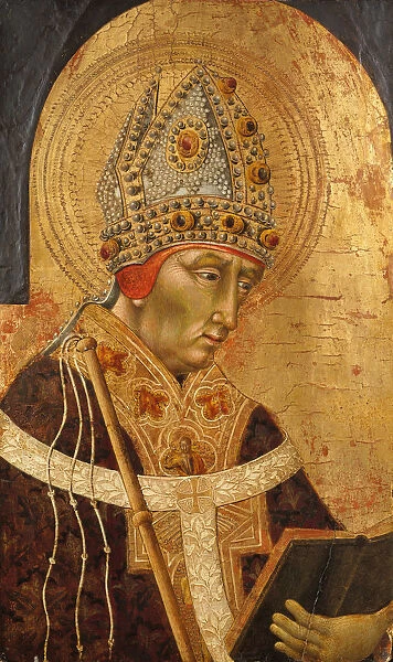 Saint Ambrose, 1465-70. Creator: Giovanni di Paolo