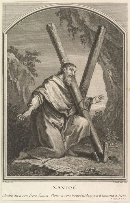 Framed Print : Saint Andre, 1726. Creator: Louis Jacob Framed Print : Saint Andre, 1726. Creator: Louis Jacob
