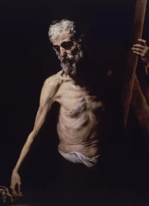 Framed Print : Saint Andrew, by Jose de Ribera, now in the Prado Museum Framed Print : Saint Andrew, by Jose de Ribera, now in the Prado Museum