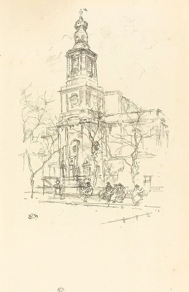 Saint Anne s, Soho, 1896. Creator: James Abbott McNeill Whistler