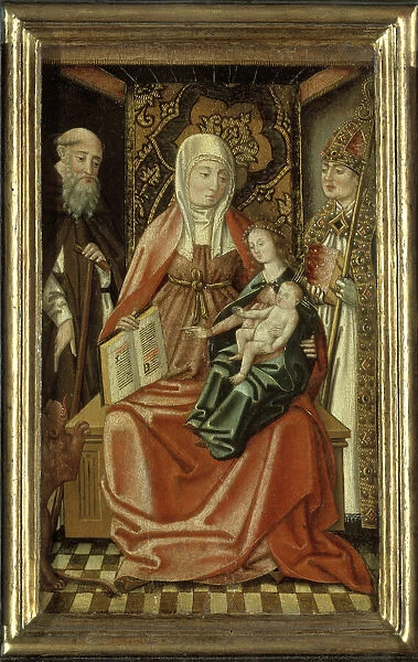 Saint Anne with Virgin and Child, ca. 1400-1425. Creator: Unknown