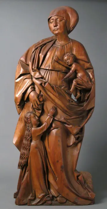 Framed Print : Saint Anne with the Virgin and Child, German, ca. 1520. Creator: Unknown Framed Print : Saint Anne with the Virgin and Child, German, ca. 1520. Creator: Unknown