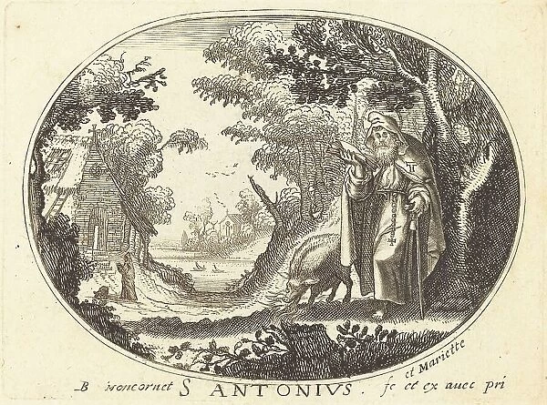 Saint Anthony. Creator: Balthasar Moncornet