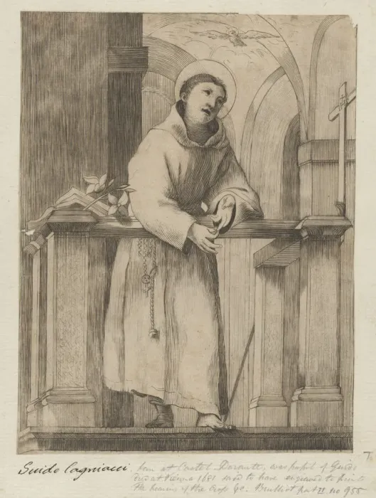 Framed Print : Saint Anthony of Padua, 1650-1700. 1650-1700. Creator: Anon Framed Print : Saint Anthony of Padua, 1650-1700. 1650-1700. Creator: Anon