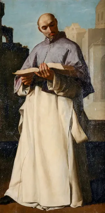 Framed Print : Saint Artaldus, Bishop of Belley, 1637-1639. Creator: Zurbarán, Francisco, de (1598-1664) Framed Print : Saint Artaldus, Bishop of Belley, 1637-1639. Creator: Zurbarán, Francisco, de (1598-1664)