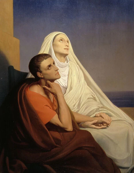 Saint Augustin et Sainte Monique, 19th century. Creator: Ary Scheffer