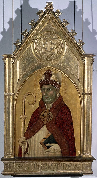 Saint Augustine, 1320s. Artist: Simone Martini
