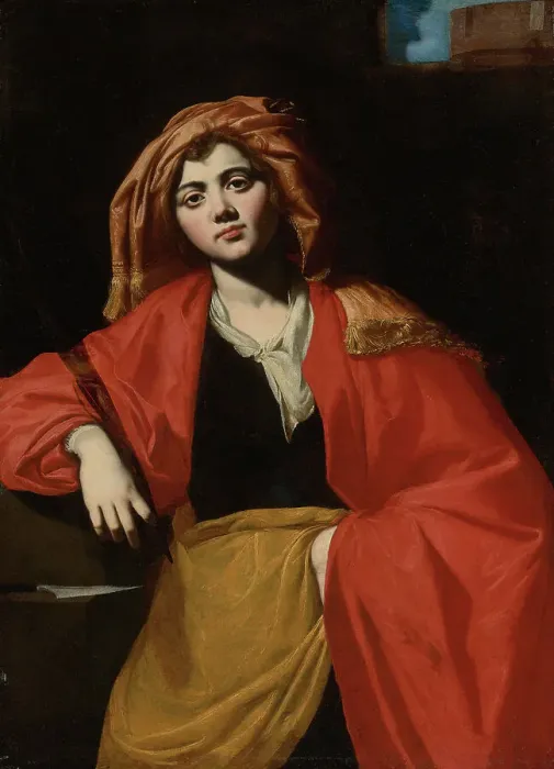 Framed Print : Saint Barbara, 1630s Framed Print : Saint Barbara, 1630s