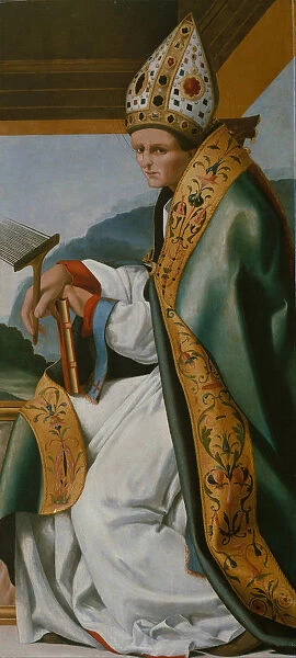 Saint Blaise. Artist: Fernandez, Pere (active 1517-1521)